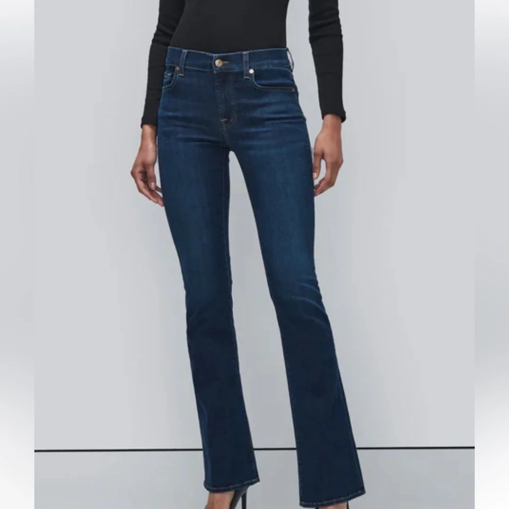 7 for all Mankind Jimmie bootcut 27 long 34 inseam low rise